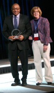 Dr. Calvin Washington was recognized with the OVMA Distinguished Service Award